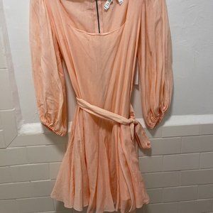 Alice + Olivia Light Pink Mini-Dress